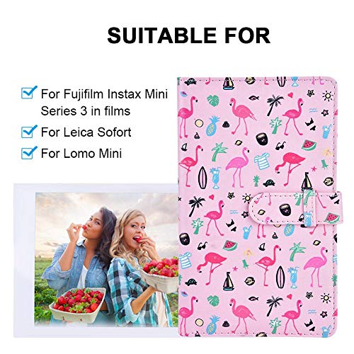 96 Pockets Mini Photo Album, Portable 3 Inch Wallet Photo Album Photo Book, Suitable for Mini Series 3 in Films, Sofort - Image 2