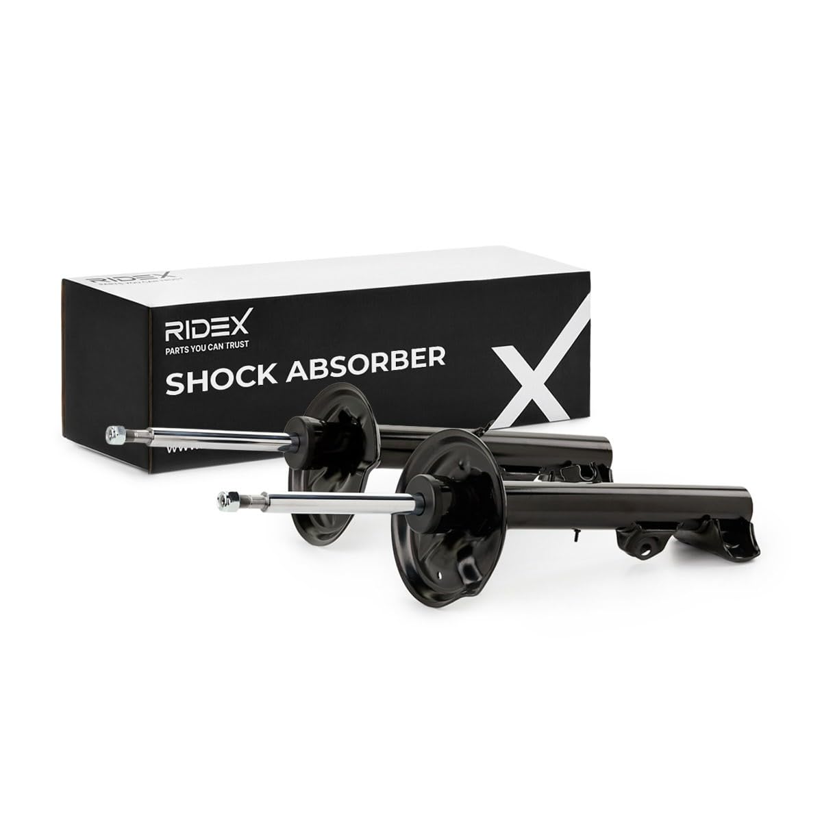 RIDEX 2x Amortisseur Avant Avant Droite Avant Gauche Pression de gaz Compatible avec BMW 3 Berline E36 3 Coupé E36 3 Compact E36 3 Cabriolet E36 Z3 Roadster E36