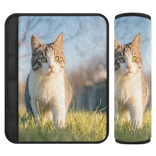 Nexawaveo Katze Gurtpolster für Kinderwagen/Autositz