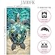 JAODFK Strandtuch Mikrofaser Beach Towel Badetuch Sandfrei XXL Schnelltrocknend Strandhandtuch Damen Groß Strandtücher Sommer Zubehör Handtuch Strand Mädchen Geschenke für Damen 180 * 80 Meerestier