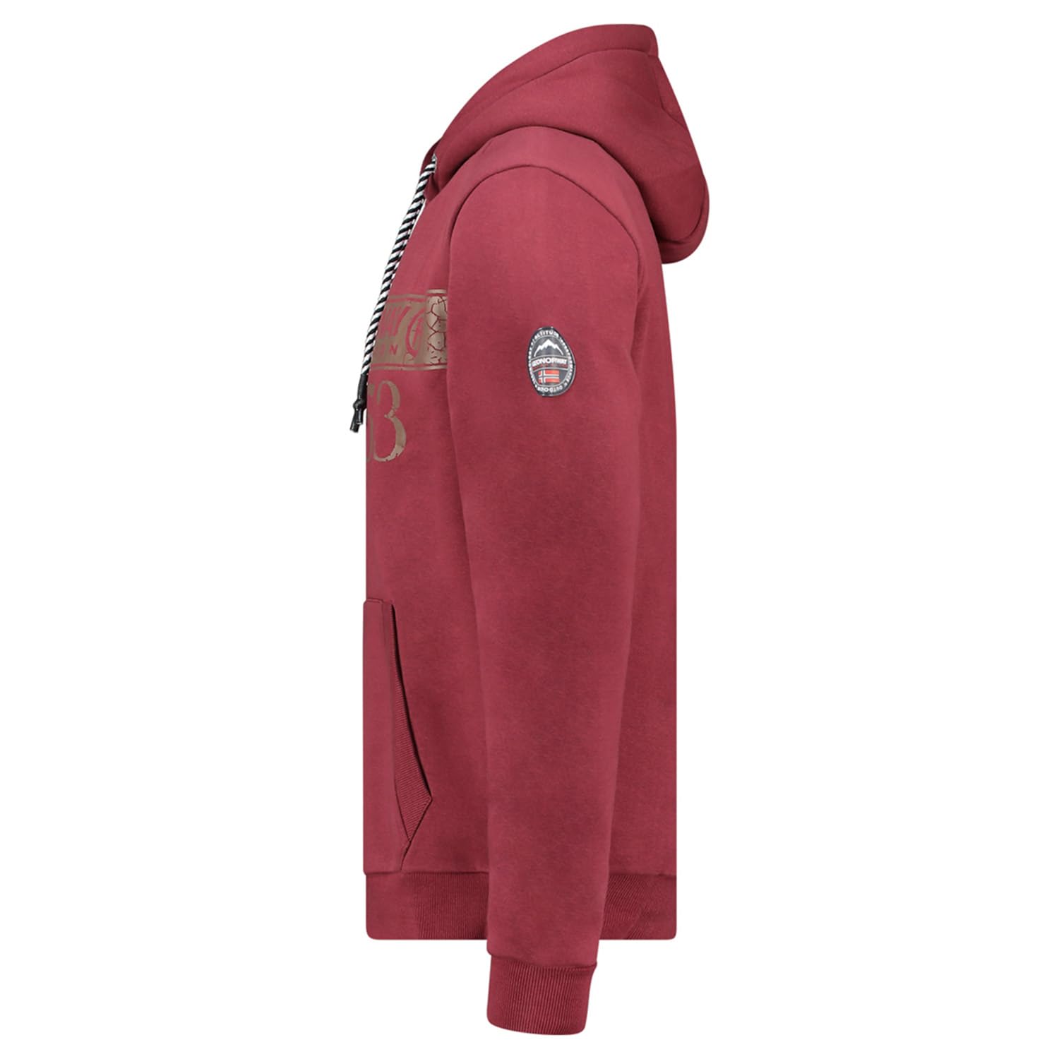 Geographical Norway- Sudadera con Capucha de Hombre de Manga Larga Modelo FASTLIFE