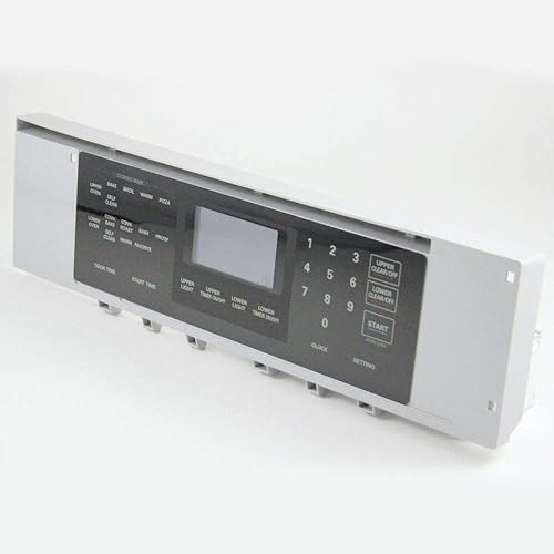 LG AGM73329005 Conjunto de panel de control OEM genuino (acero inoxidable) para LGRange/estufa/hornos