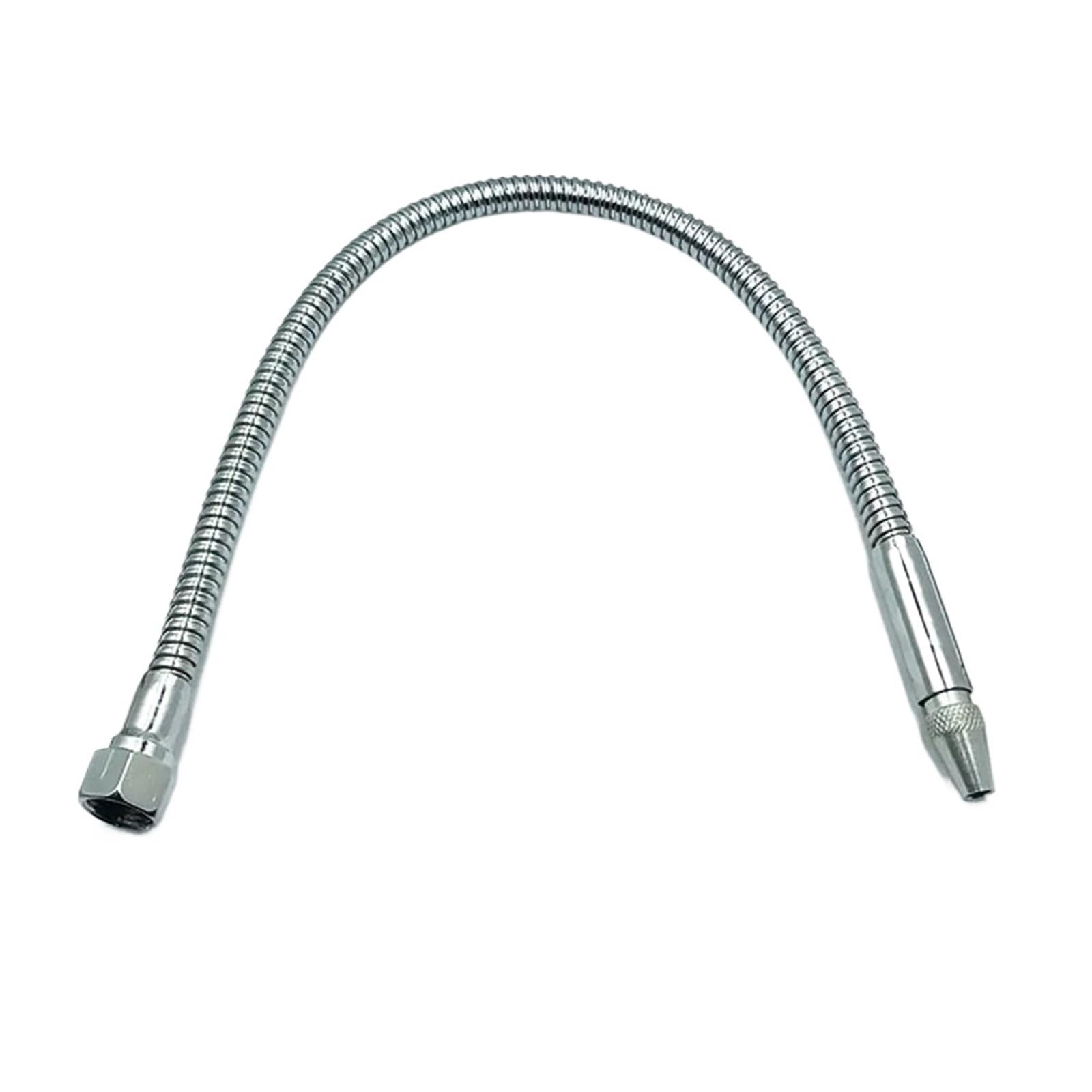 Flexibler Wasser-Öl-Kühlmittelschlauch aus Kunststoff, 1 Stück Metall-Kühlmittelschlauch 1/2 1/4 3/8 Zoll mit verstellbarer Düse for CNC-Maschinen mehreren Gewindegrößen(800mm,1/2EXTERNAL THREAD)
