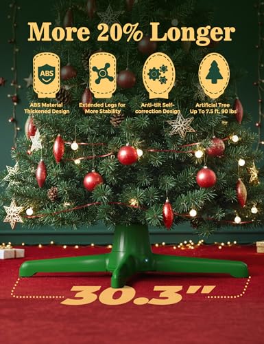 image for Springlift 2025 Upgrade Rotating Christmas Tree Stand, UL Certified Ad