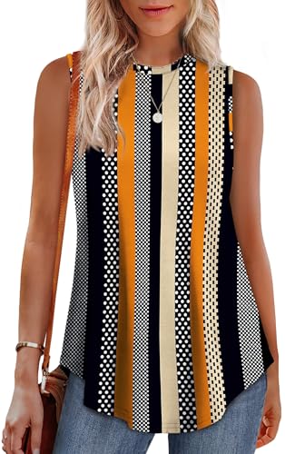 OFEEFAN Business Casual Outfits for Women Plus Size Plus Size Tank Tops for Women 3X Fashion...
