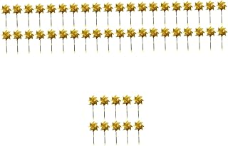 50 Pcs Windmill Toy for Pinwheels for Reflective Pinwheels Garden Pinwheel Pinwheels Toy Lawn Wind Windmills for The Yard Garden Windmill Toys Yard Pinwheels The Pet