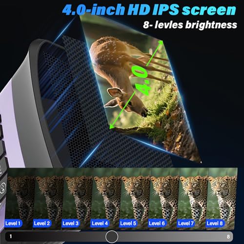 Binoculares 4K con Zoom 15X y Cámara HD 48MP miniatura 6