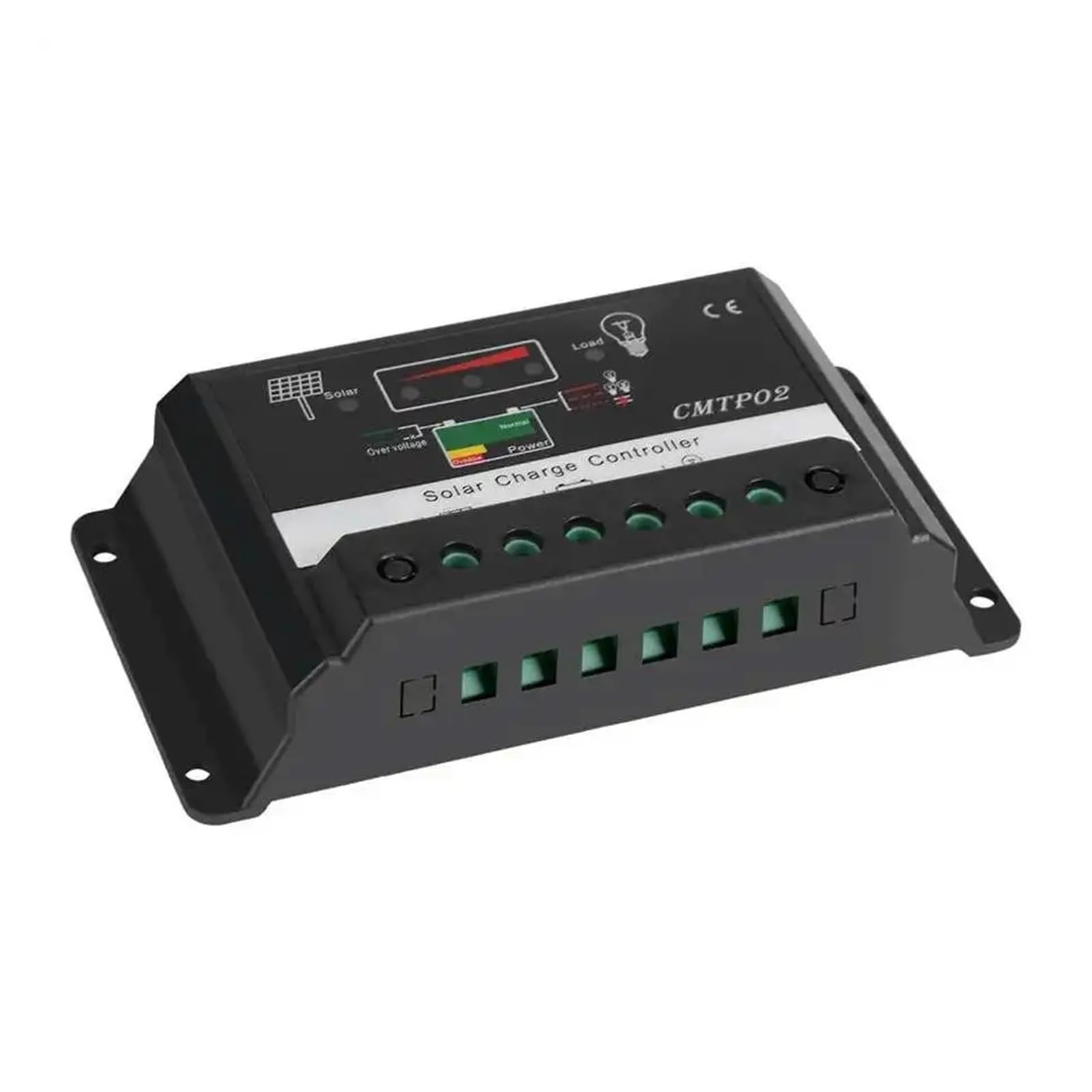 CUDTAPI 30A 12V 24V Black Safety Solar Controller Automatic Solar Charge Regulator Battery Cells Charger With Indicator Light