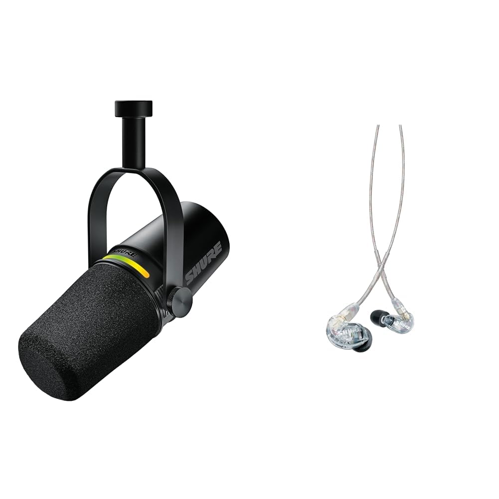 Amazon | SHURE MV7+ ポッドキャストマイクロホン ブラック MV7+-K