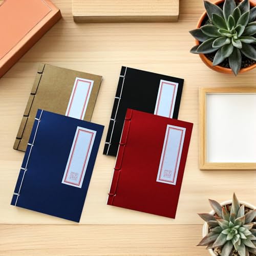 Carnets vintage vierges Kung-fu à couverture rigide, coffret pour notes