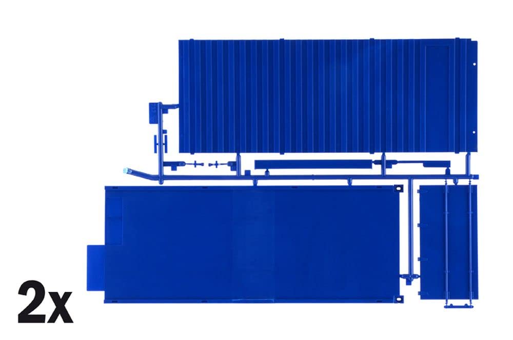 Italeri 1:24 Container Auflieger 40Ft, Modellbau, Bausatz, Standmodellbau, Basteln, Hobby, Kleben, Plastikbausatz, detailgetreu