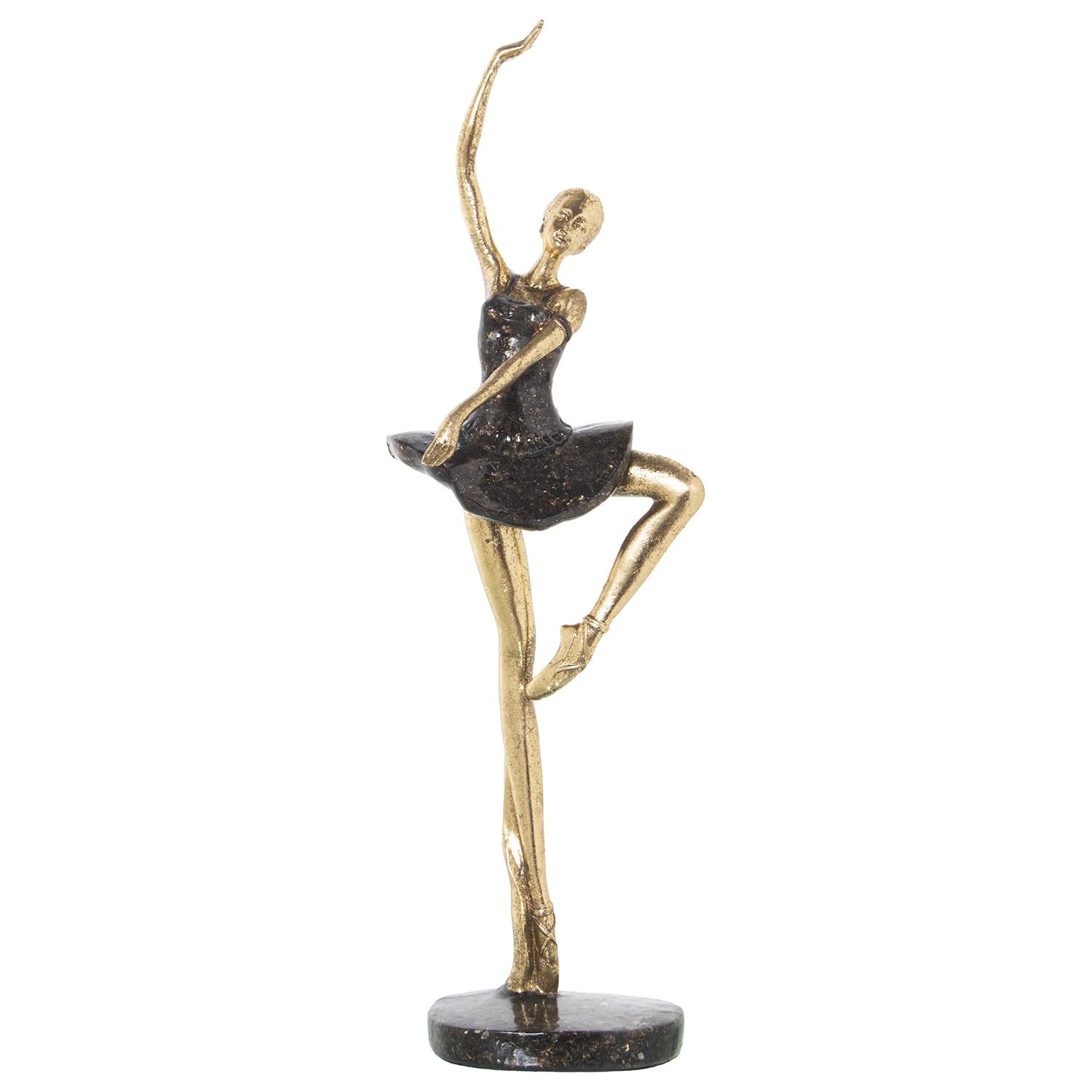 AlexandreHouse DORADA BAILARINE RESIN FIGURE 14X12X43CM