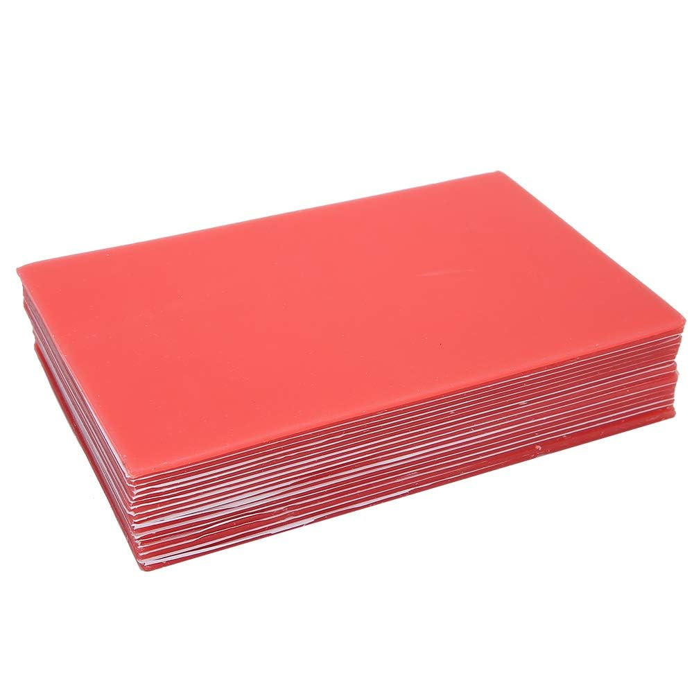 Cera per Gioielli, Foglio di Cera per Modellismo a Fette Rosse Incisione per Intaglio Cera per Intaglio Penna per Cera Stampo per Colata Strumento per Ceretta per Incisione Gioielli Anelli Artigianali