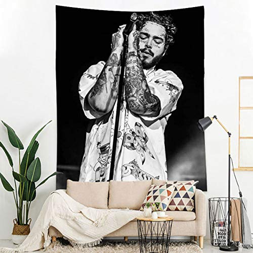 Post Tapestry Wall Hanging Malone Wall Art Living Room Dorm Party Home (59.1X51.2 inch)