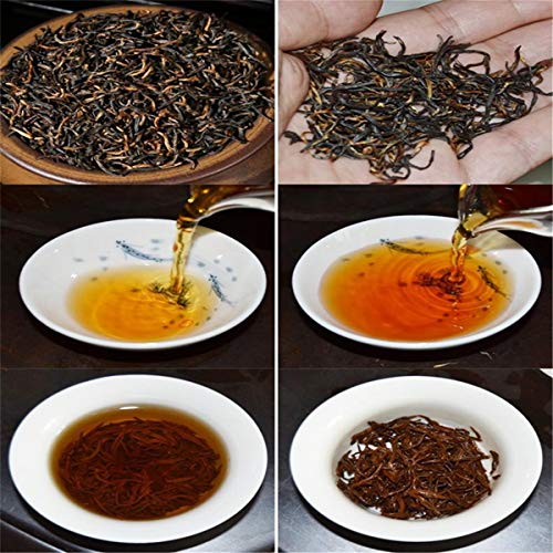 100g Té negro orgánico chino Jinjunmei Té rojo fermentado natural orgánico Cuidado de la salud Nuevo té cocido Comida… - Imagen 4