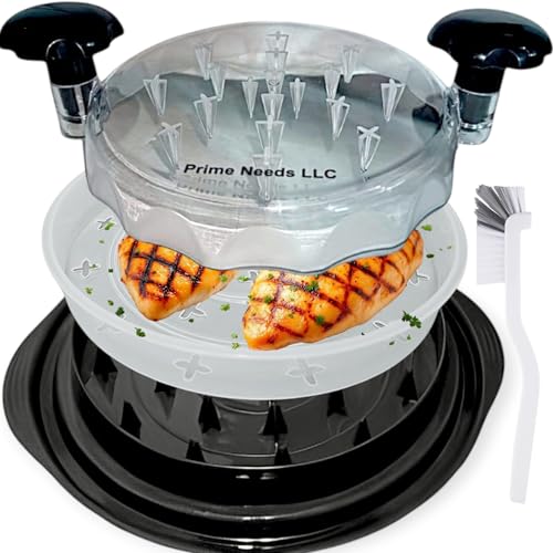 Manual Chicken Shredder Tool Twist – Large BPA-Free Heat Resistant, Chicken Breast & Beef Shredder with Tray Dishwasher Safe Handheld Shredder for Pulled Pork, Kitchen Gadget 2025