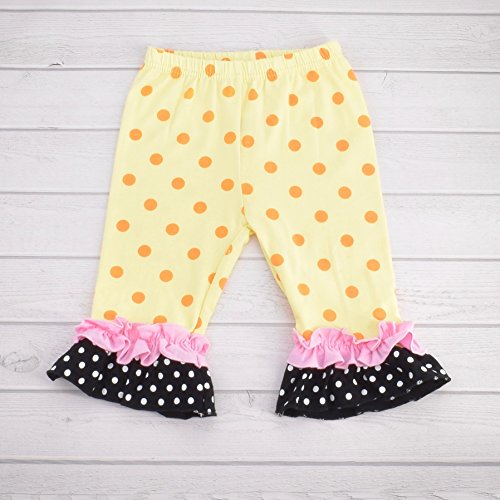 Unique Baby Toddler Girls 2pc Capri Pants Outfit Set with Top4