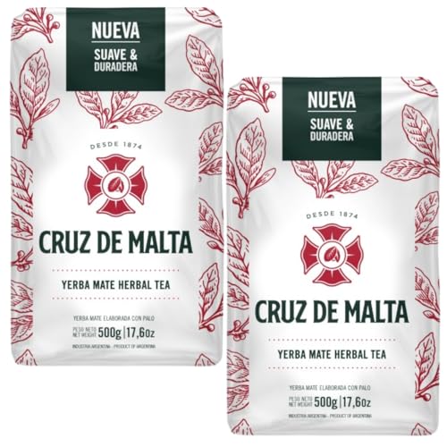 Cruz de Malta Yerba Mate Traditional Argentina Brew Gluten-Free L...