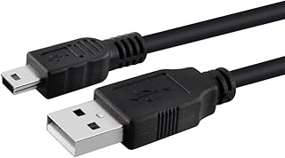Ancable 6-Feet Replacement PS3 Controller Charging Cable, Mini USB Data Sync Charger Cord for Dashcam, Sony Playstation PS 3, Dash Cam, Digital Camera, GPS Receiver, GoPro HERO HD, HERO 3, HERO 3+, HERO 4