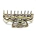 beautyxyz Rhinestone Metal Claw Hair Clip for Womens, Brown, X-Large
