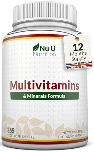 Nu U Nutrition - A-Z Multivitamin Tablets for Men & Women - 365 T...