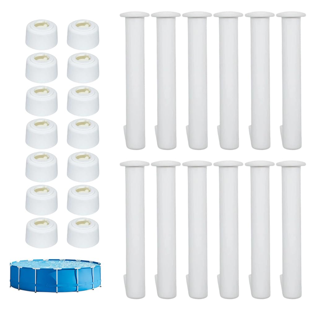 14 Set 7cm Plastic Pool Joint Pins and Seals Set for Intex & Frame (2.75in)