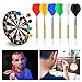 Accmor 18 Pack Steel Tip Darts - 18 Gram Metal Dart Set for Dartboard