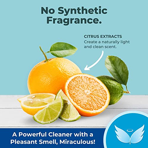Clean Angel Miraculous Stain Remover And Multi-Purpose Cleaner, For Kitchen, Bathroom, Household Surfaces And Fabrics (Signature Bundle, 32Oz And Three Premium Cloths) #TOP5
