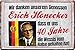Produktbild Blechschilder Lustiger Ossi Spruch: Wir danken unserem Erich Honecker, DASS er Uns 40 Jahre Wessis Deko Metallschild Schild Ost Deutschland Berlin Weihnachten Geburtstag 20x30 cm