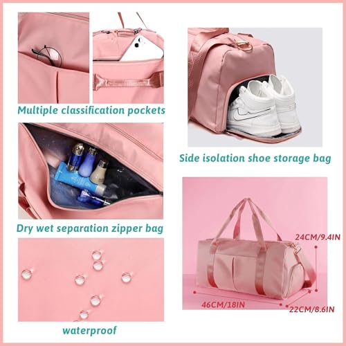 Personalized Embroidered Duffle Bag for Women – Custom Name Weekender Bag, Travel Gym Bag with Initials, Bridal, Bachelorette & Honeymoon Gift3