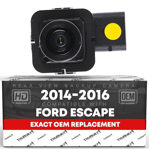 Rear View Backup Camera - Compatible with 2014-2016 Ford Escape - Reverse Park Assist Camera - OEM EJ5Z-19G490-A, 590-419, FO1960165