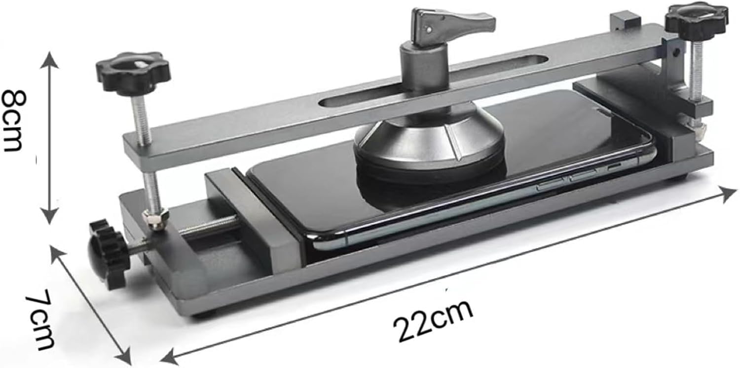 Strumento per la separazione dello schermo LCD senza calore per riparazioni di smartphone, con forte ventosa e lega di alluminio.