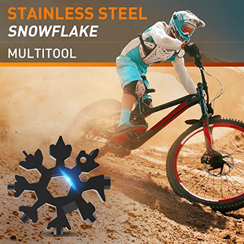 Dusor Gifts For Men, 18-In-1 Snowflake Multitool, Cool Gadgets Tools For Men, Camping Accessories, Gifts For Him, Boyfriend, Dad, Husband, Grandpa, Birthday Gifts For Men Who Have Everything (Black) #TOP6