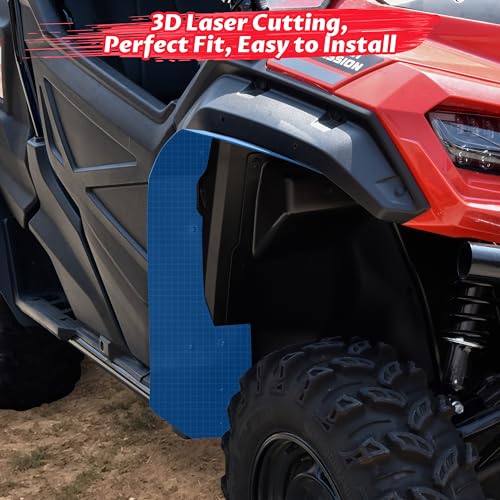 Image of SAUTVS Fender Flares Mud Flaps for Honda Pioneer 1000-5 2016-2025, UTV Front Extended Mud Guards Wider Fender Extensions Guards for Honda Pioneer 1000-5 2016-2025 Accessories (2PCS)