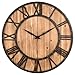 Produktbild Wanduhr Vintage, Likeluk 15 Zoll (40cm) Lautlos Vintage Wanduhr Holz Uhr Uhren Wall Clock ohne Tickgeräusche