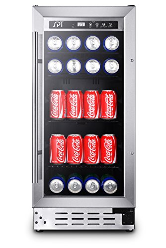 Sunpentown BC-92US 92-can Under-Counter Beverage Cooler (Commercial Grade), Gray - Thumbnail 4