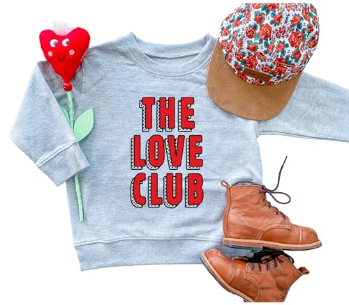 Holland Ave The Love Club | Toddler Baby Boy Valentine Outfit | Boy Girl Valentines Day Shirt | Kids Valentines Day Outfit