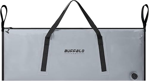 Buffalo Gear Insulated Fish Cooler Bag 40x18in 48x18in Leakproof Fish Kill Bag Portable Waterproof Fish Bag Keep Ice Cold More Than 24 Hours