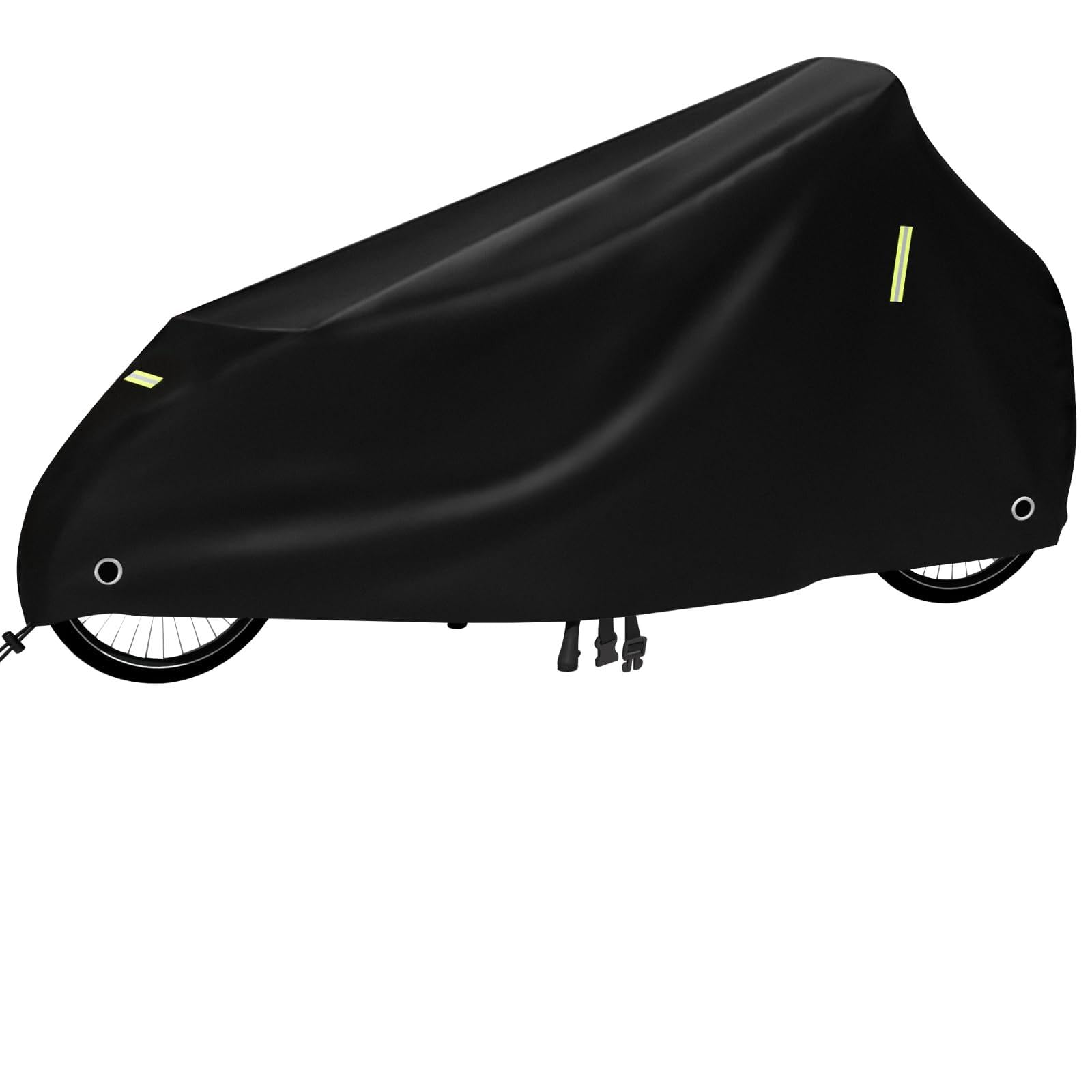 MOZMY Lastenrad Abdeckung, 210D Lastenfahrrad Abdeckung Wasserdicht, 285x65x115 cm, Schutzhülle für Lastenräder Outdoor, Lastenfahrrad e-Bike Abdeckplane Fahrradanhänger Hülle