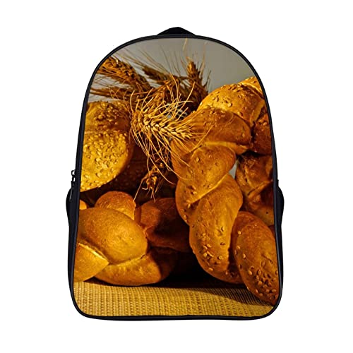 Sac d'école unisexe Bread Cool d'une dimension de 40x28x16cm pour enfants