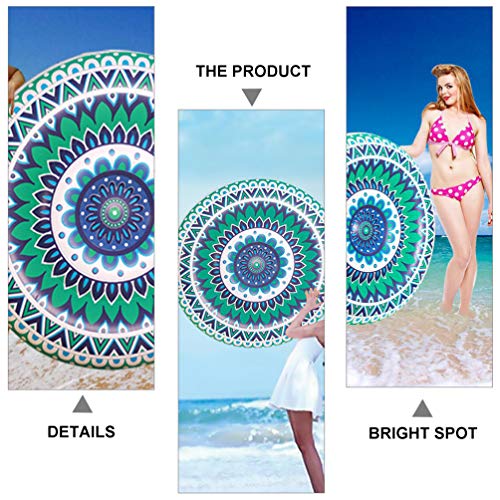 BESPORTBLE Flutuador Piscina Inflável Piscina Espreguiçadeira Rodada Tapete Flutuante Piscina de Nat