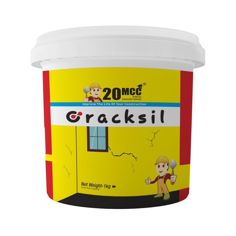 Cracksil For Wall Crack Repair,Cement Based Polymer Modified Powder Material For Filling Cracks In Plaster Surface 1 Kg (B0C2D3T68C) Amazon Price History, Amazon Price Tracker