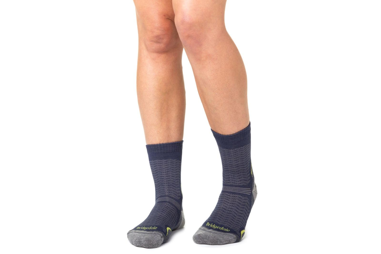 Bridgedale Escursione Ultralight T2 Merino Performance Original Crew Calzini Donna (Pacco da 1)