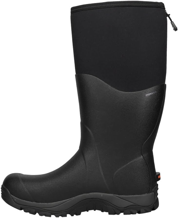 Dryshod Mens Waymore Round Toe Pull On Rain Casual Boots Mid Calf - Black