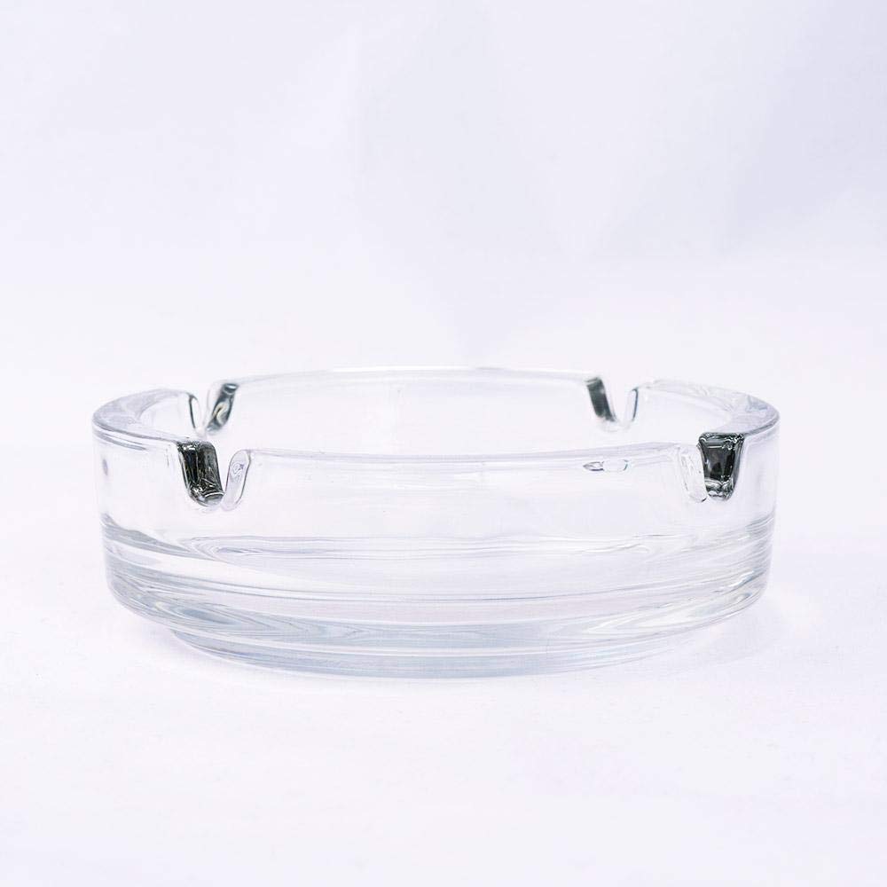 Roll Me A Blunt and Tell Me I'm Pretty Round Glass Ashtray 4.25