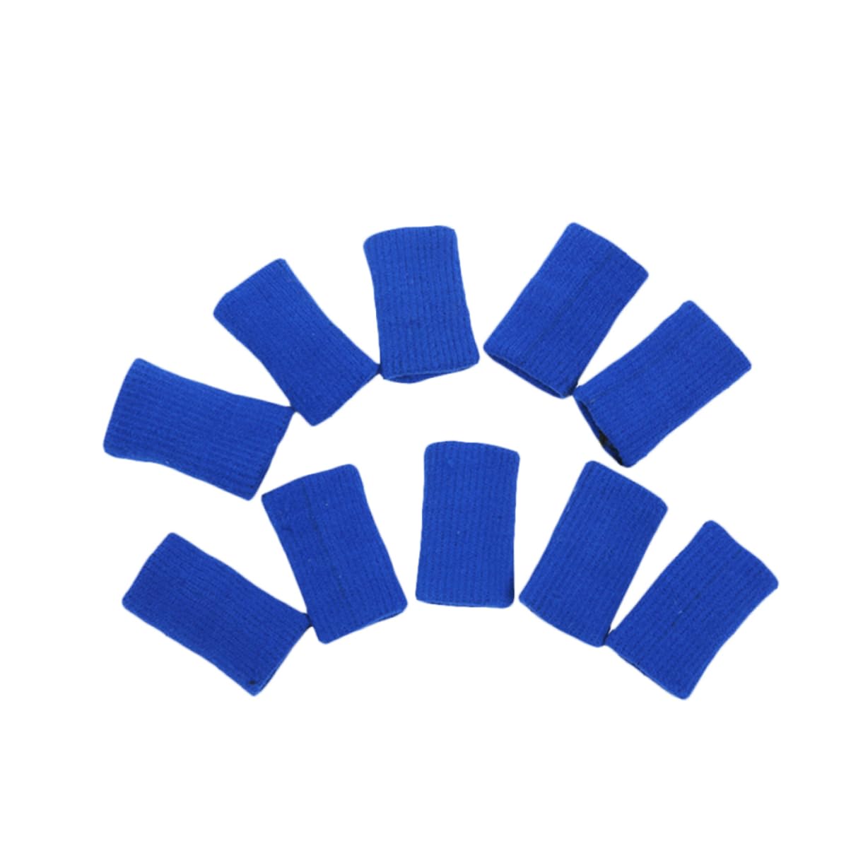 NOLITOY 20 Pcs Practical Sports Sleeves Finger Braces Support Glove Holder Finger Sleeves Gloves Holder Finger Braces for Volleyball Finger Protector Thumb Brace Blue