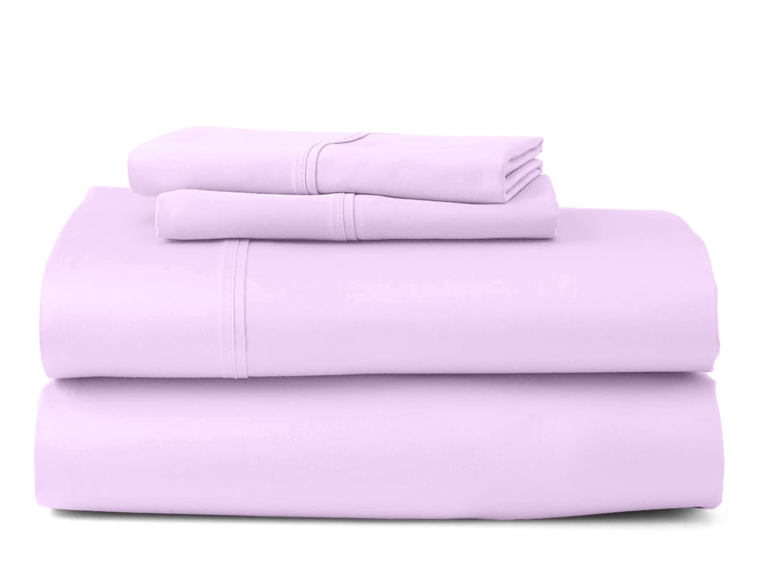 California Queen Size Sheet Set - 4 Piece - Bed Sheets- Easy- Fits 18 Deep Pocket Bedsheet 850-Thread