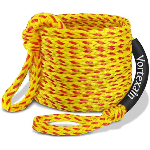 Image of Boat Tow Rope 60ft 1-6 Riders, Floating Ropes for Towable Tubes