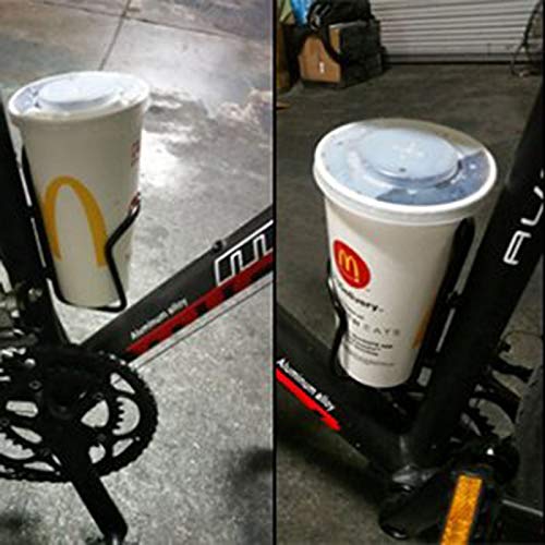 1 PZ Portaborraccia per Bicicletta in Lega di Alluminio Staffa per Ciclismo per Bici Accessori per Biciclette per Bibite in Bicicletta (Color : D)