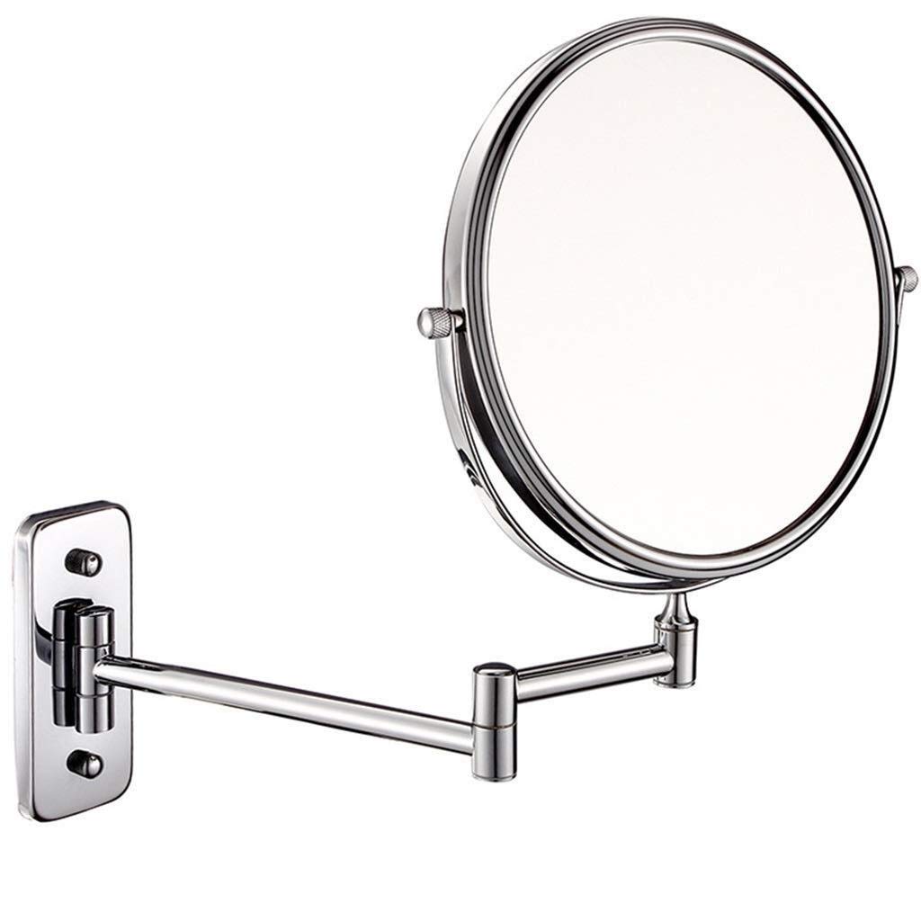 CFGJerWR Wall-mounted cosmetic mirror, 8-Inch Wall-Mounted Cosmetic Vanity Mirror with 7X Magnification - Beauty for Bathroom
